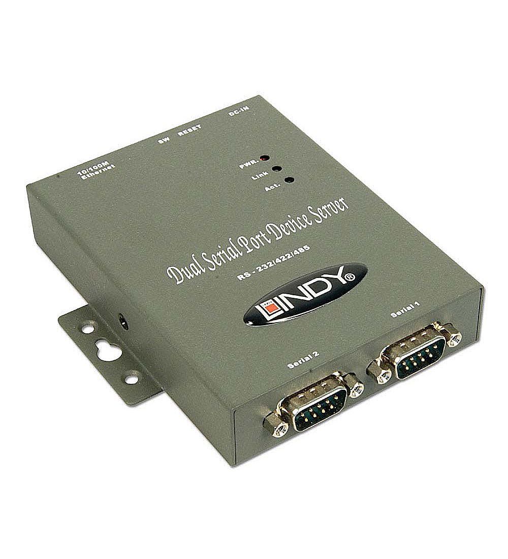 IP Serial Server RS-232/RS-422/RS-485 mit 2 Ports