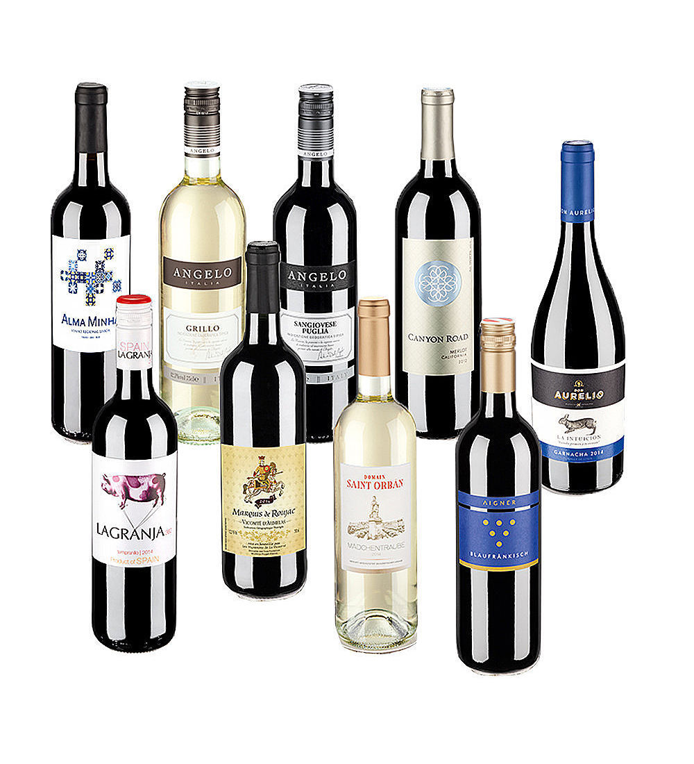 Verborgene Weinschtze mit individuellem Charakter (9er Set)